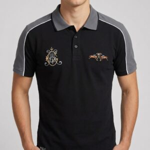 blo black grey polo
